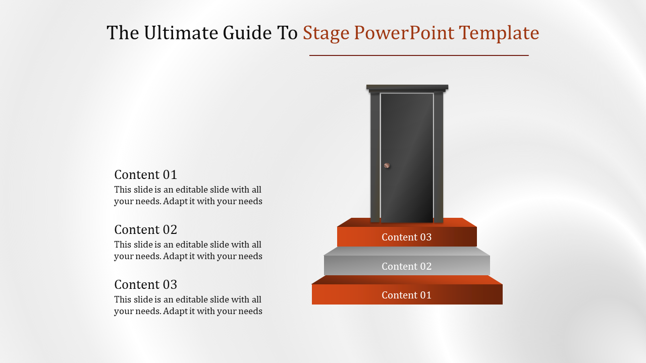 Free - Eye-catching Stage PowerPoint Template and Google Slides